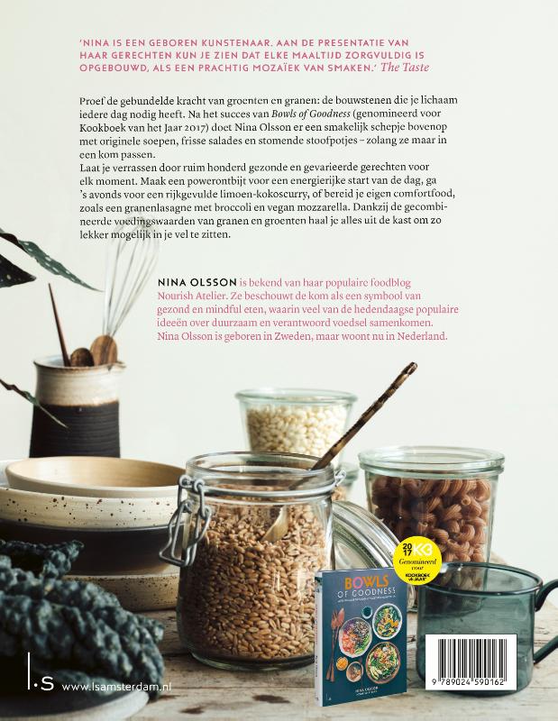 Achterkant van Groenten & Granen