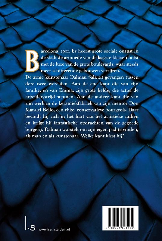 Achterkant van De schilder van Barcelona