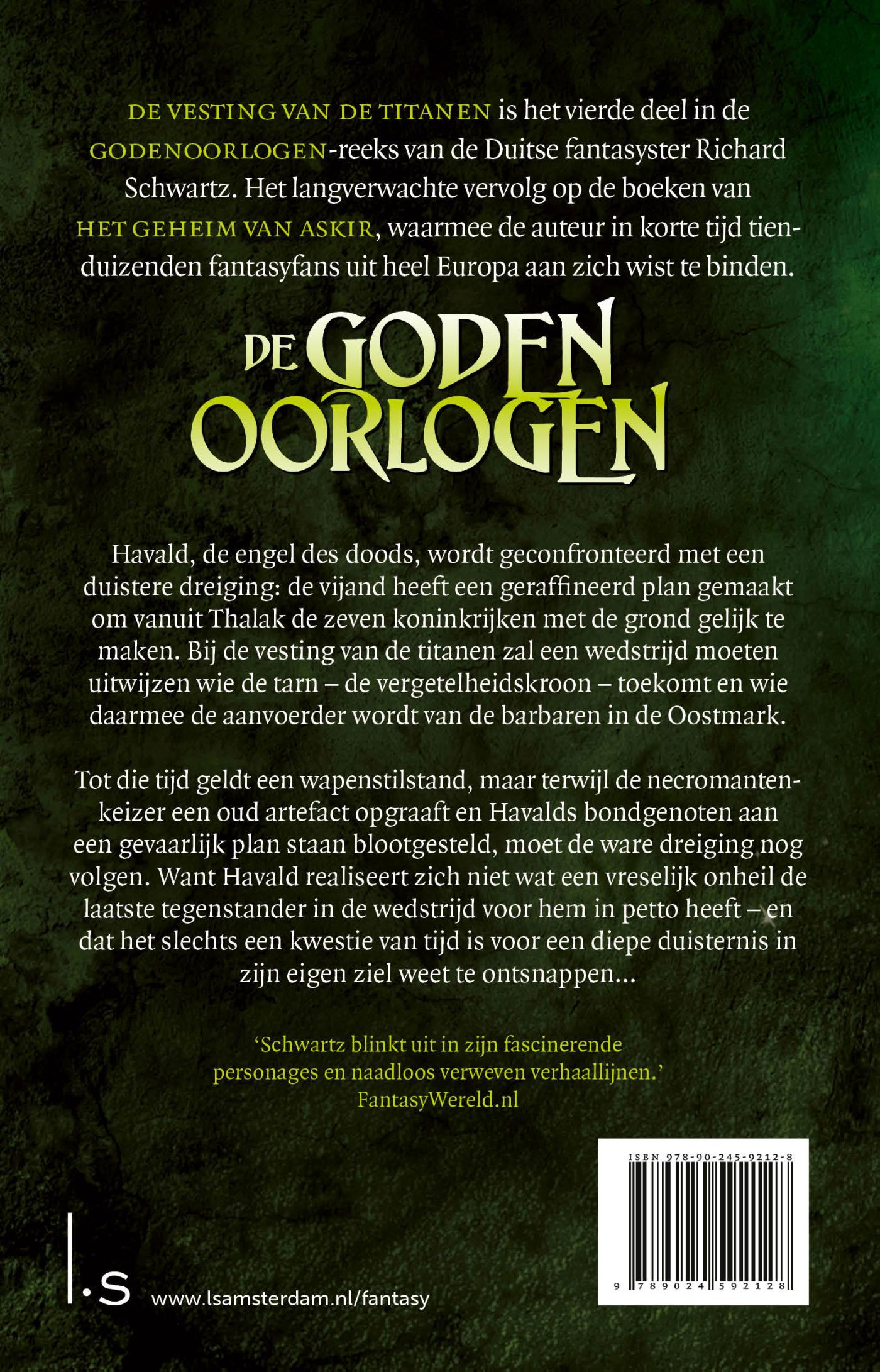 Achterkant van De vesting van de Titanen