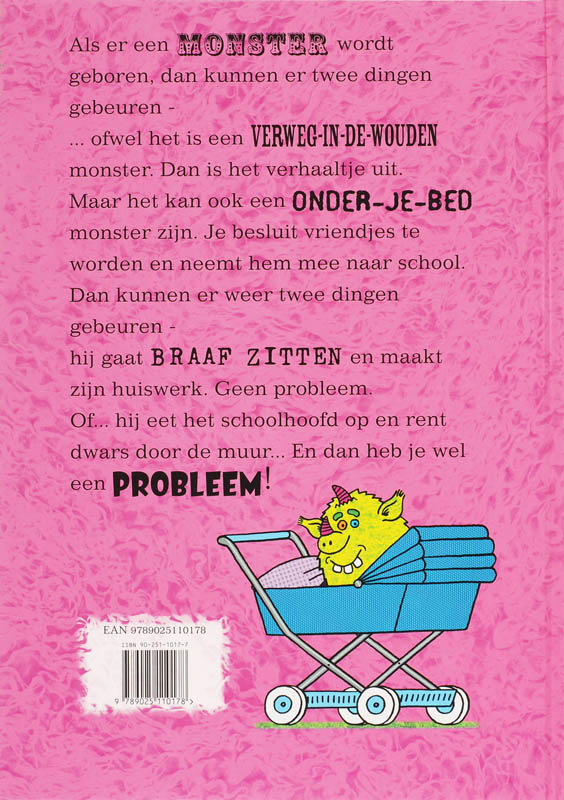 Achterkant van Als er een monster is geboren