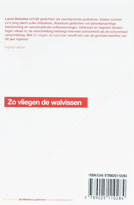Achterkant van Zo vliegen de walvissen