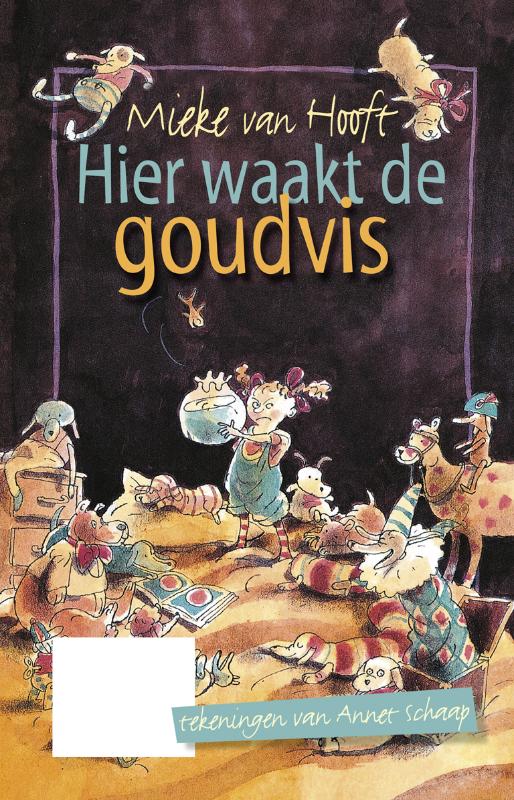 Achterkant van Hier waakt de goudvis / Piratenfeest