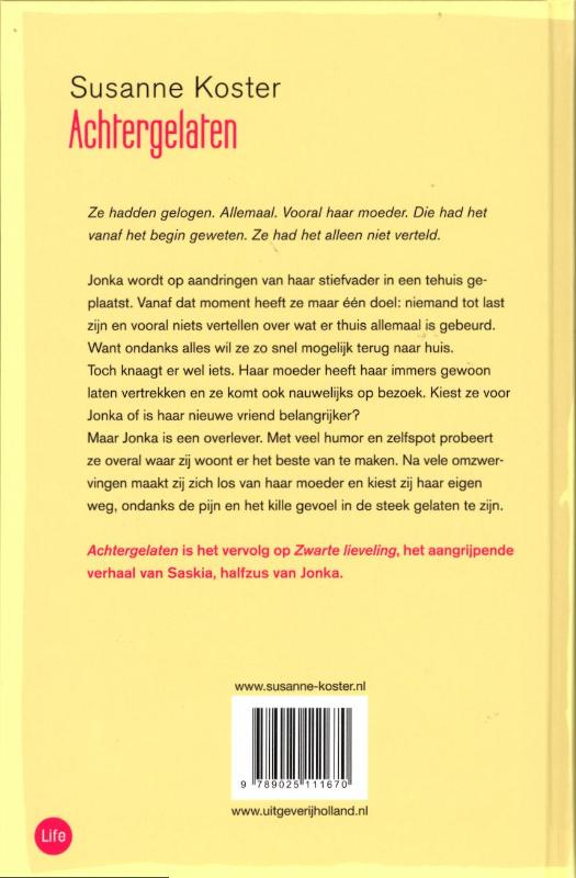 Achterkant van Achtergelaten