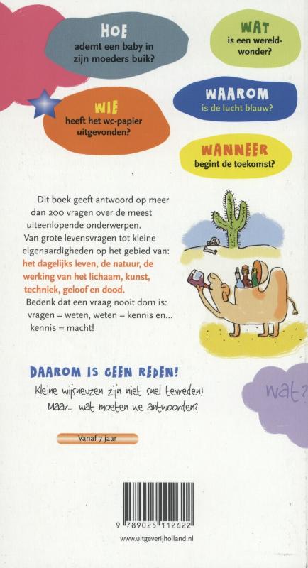 Achterkant van Het grote waarom boek