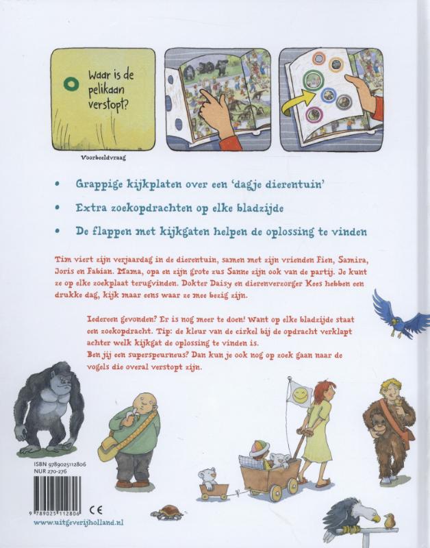 Achterkant van In de dierentuin