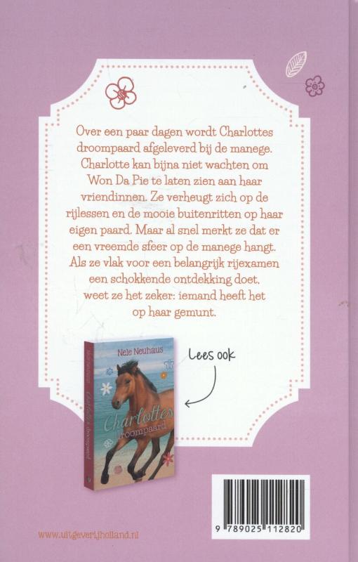 Achterkant van Gevaar op de manege