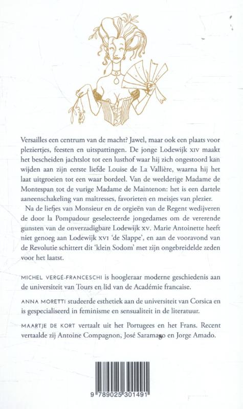 Achterkant van Lust en liefde in Versailles