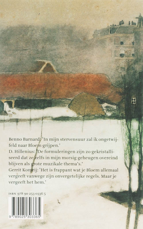 Achterkant van Verzamelde gedichten