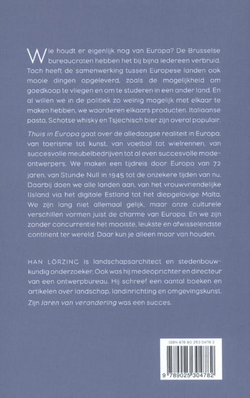 Achterkant van Thuis in Europa