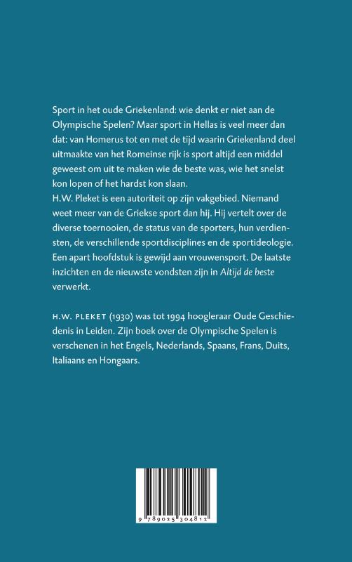 Achterkant van Altijd de beste