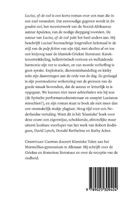Achterkant van Lucius of: de ezel