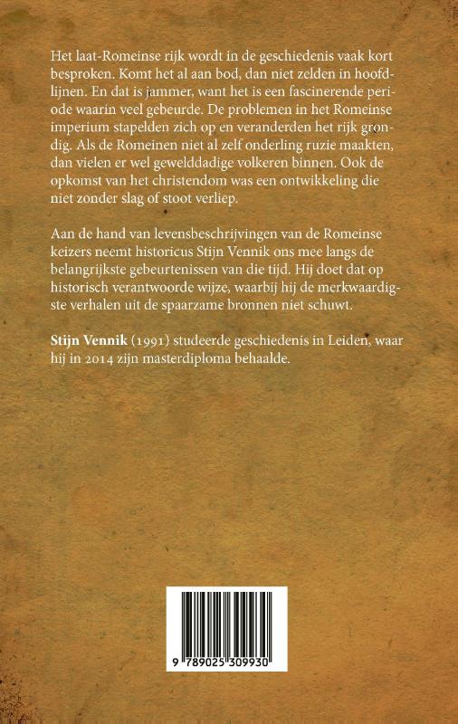 Achterkant van Van de gladiatorenkeizer tot de gepensioneerde tiener