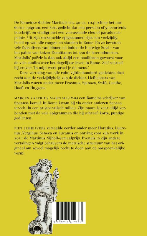 Achterkant van Verzamelde epigrammen