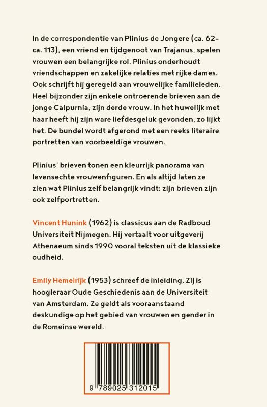 Achterkant van Mijn lieve Calpurnia
