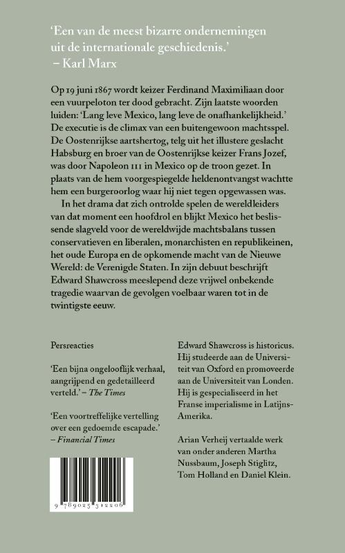 Achterkant van De laatste keizer van Mexico
