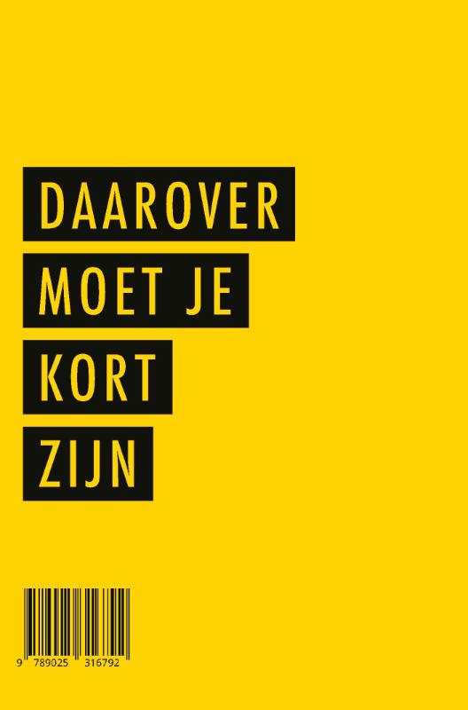 Achterkant van Waarover je niet zwijgen kan