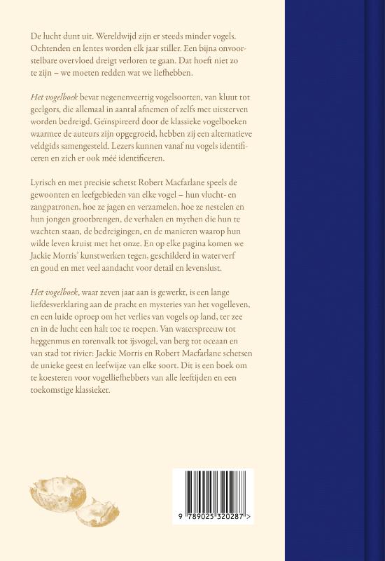 Achterkant van Het vogelboek