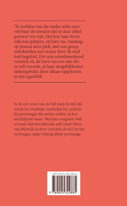 Achterkant van In een vouw van de tijd