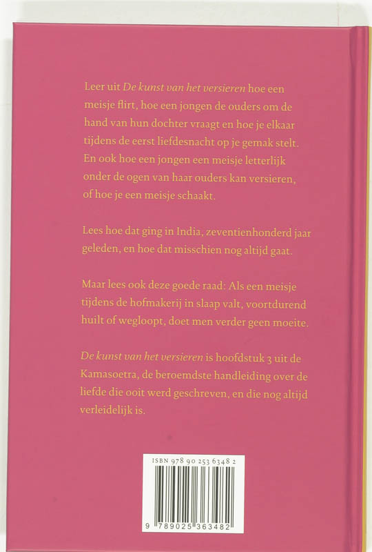 Achterkant van De kunst van het versieren
