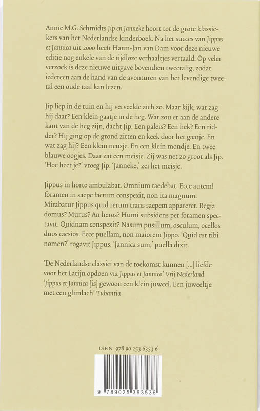 Achterkant van Jippus et Jannica