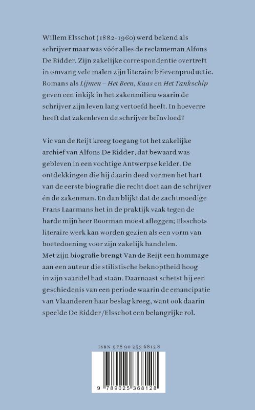 Achterkant van Elsschot