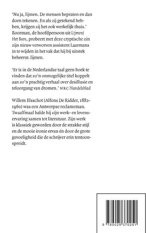 Achterkant van Lijmen / Het been