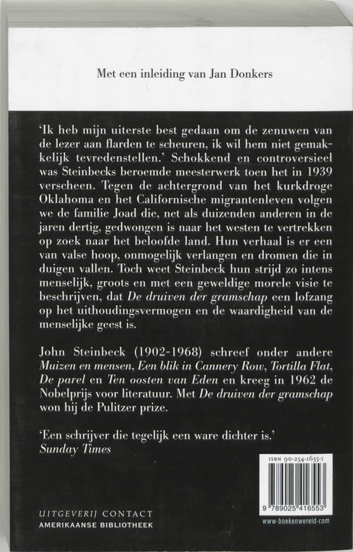 Achterkant van De druiven der gramschap