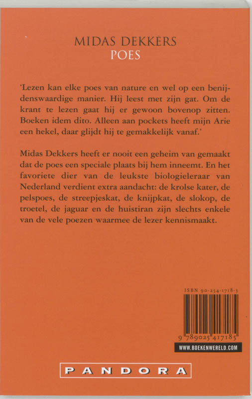 Achterkant van Poes