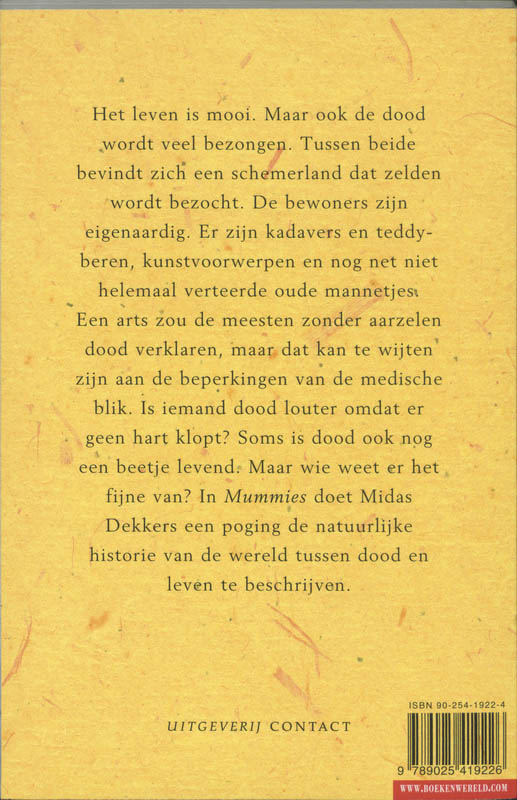 Achterkant van Mummies