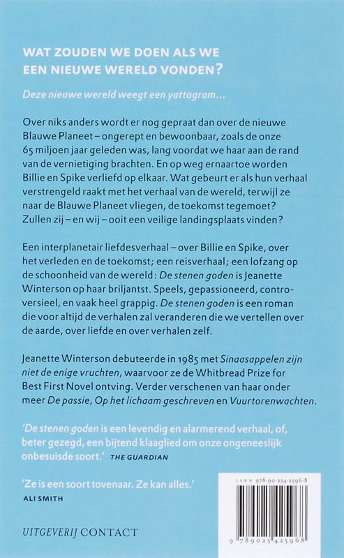 Achterkant van De stenen goden