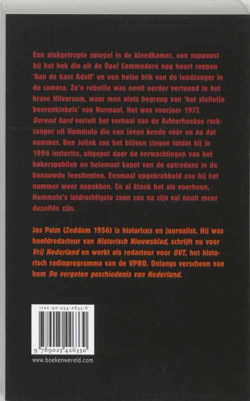 Achterkant van Oerend hard