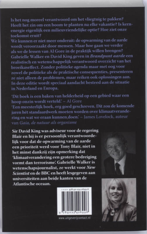 Achterkant van Brandpunt aarde