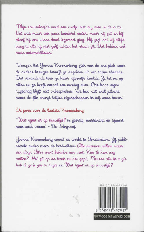 Achterkant van Een ster aan het stuur