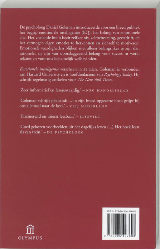 Achterkant van Emotionele intelligentie