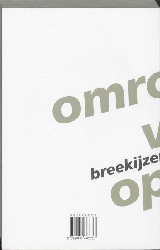 Achterkant van Omroepers van oproer