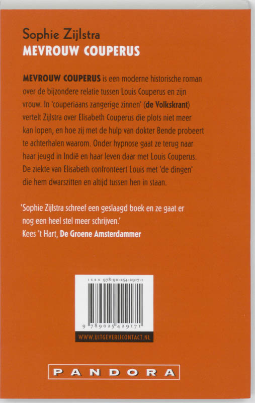 Achterkant van Mevrouw Couperus