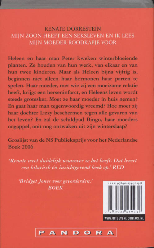 Achterkant van Mijn zoon heeft een seksleven en ik lees Roodkapje voor