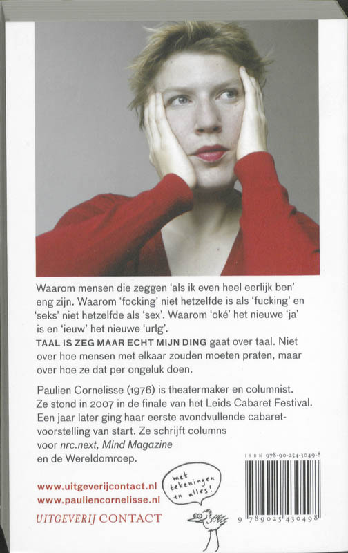 Achterkant van Taal is zeg maar echt mijn ding