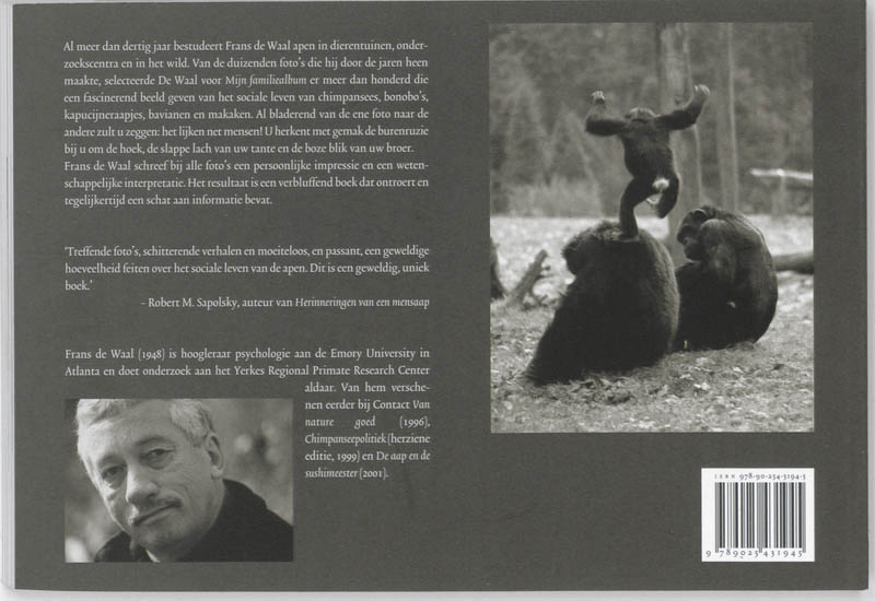 Achterkant van Mijn familiealbum