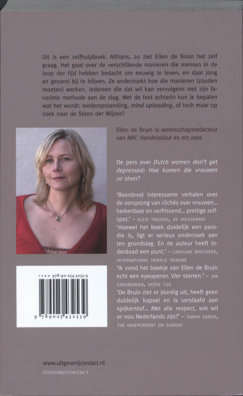 Achterkant van Onsterfelijkheid voor beginners