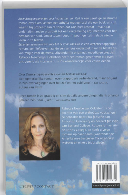 Achterkant van Zesendertig argumenten voor het bestaan van God