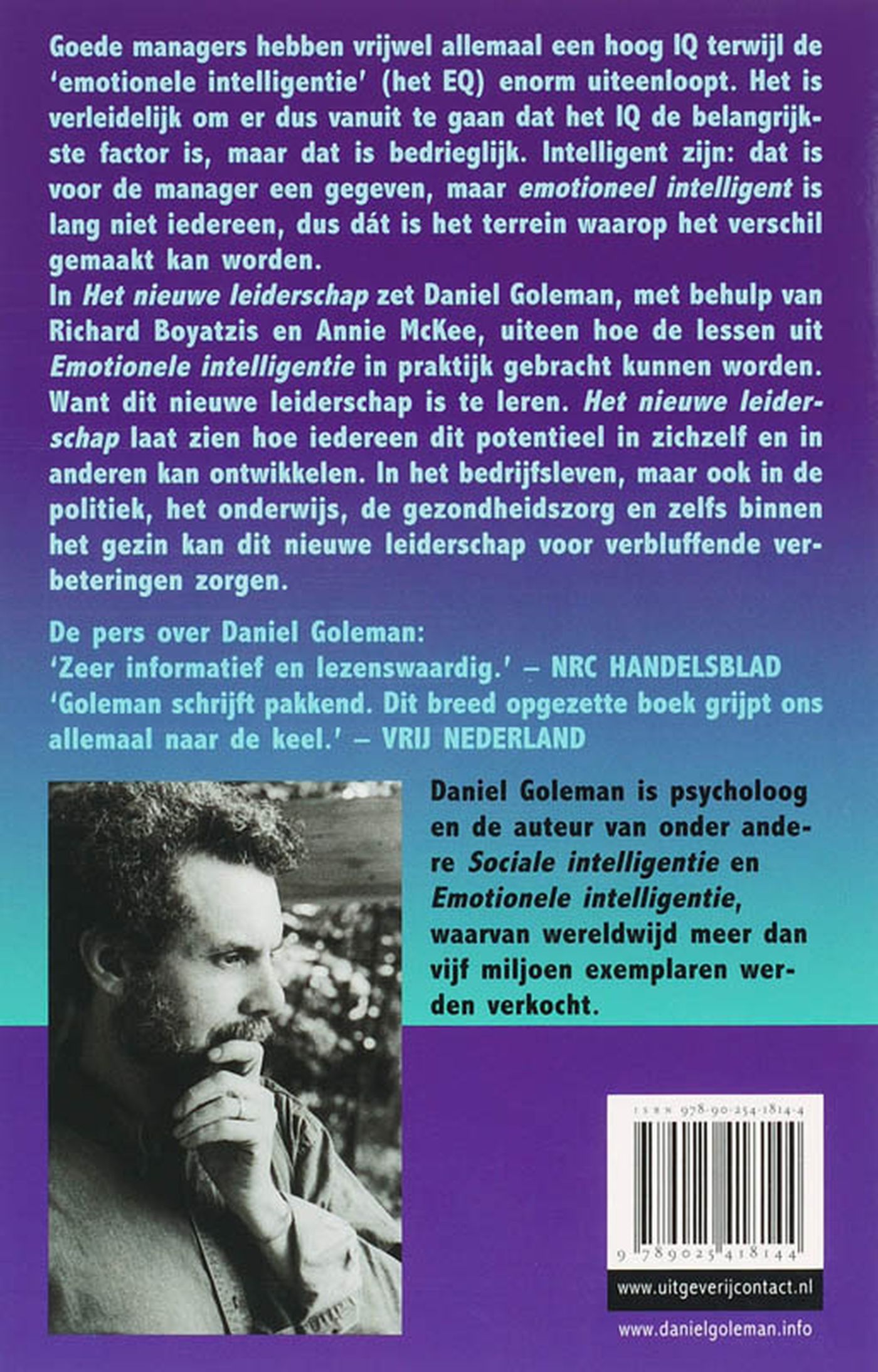 Achterkant van Het nieuwe leiderschap
