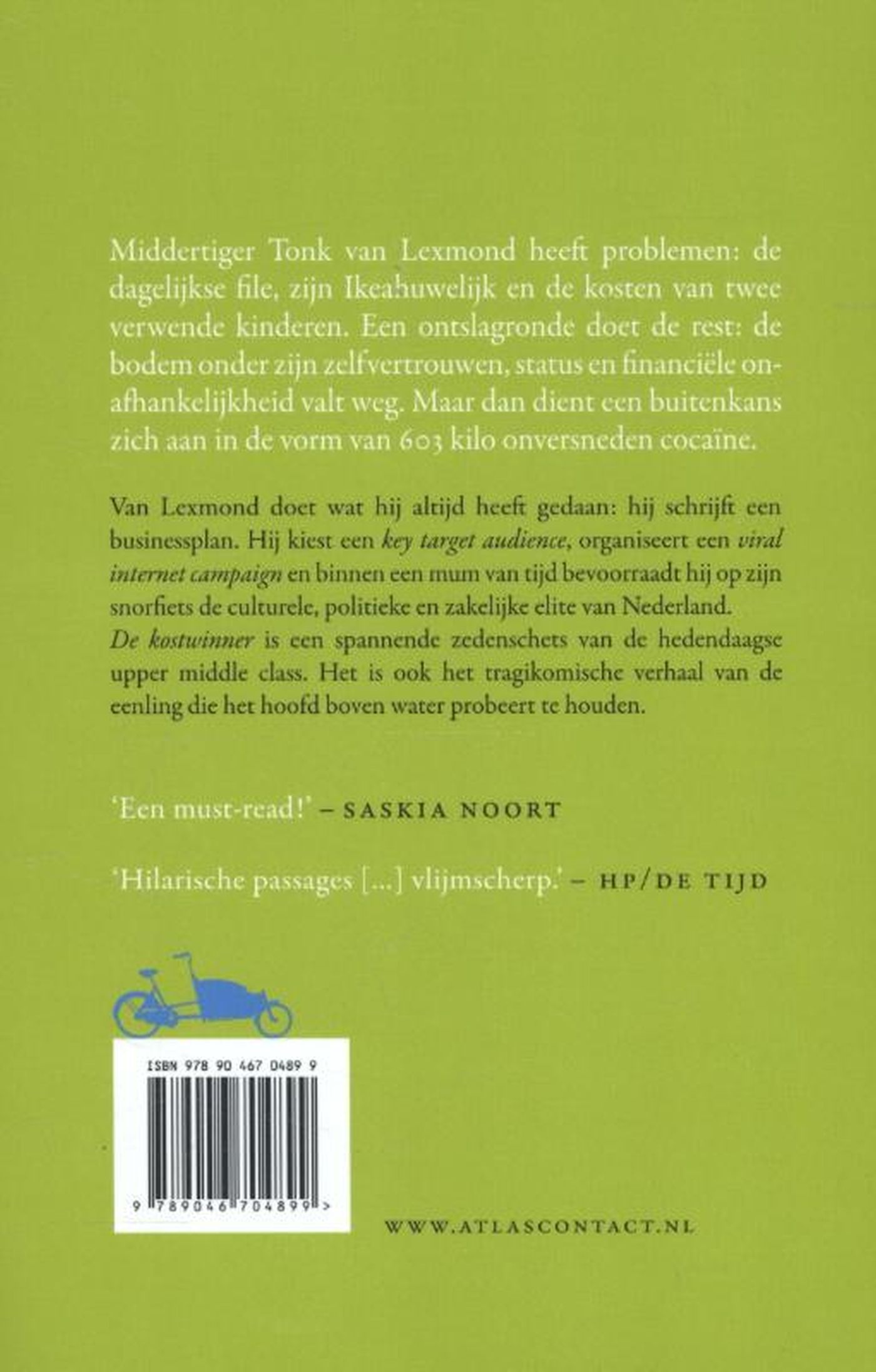 Achterkant van De kostwinner