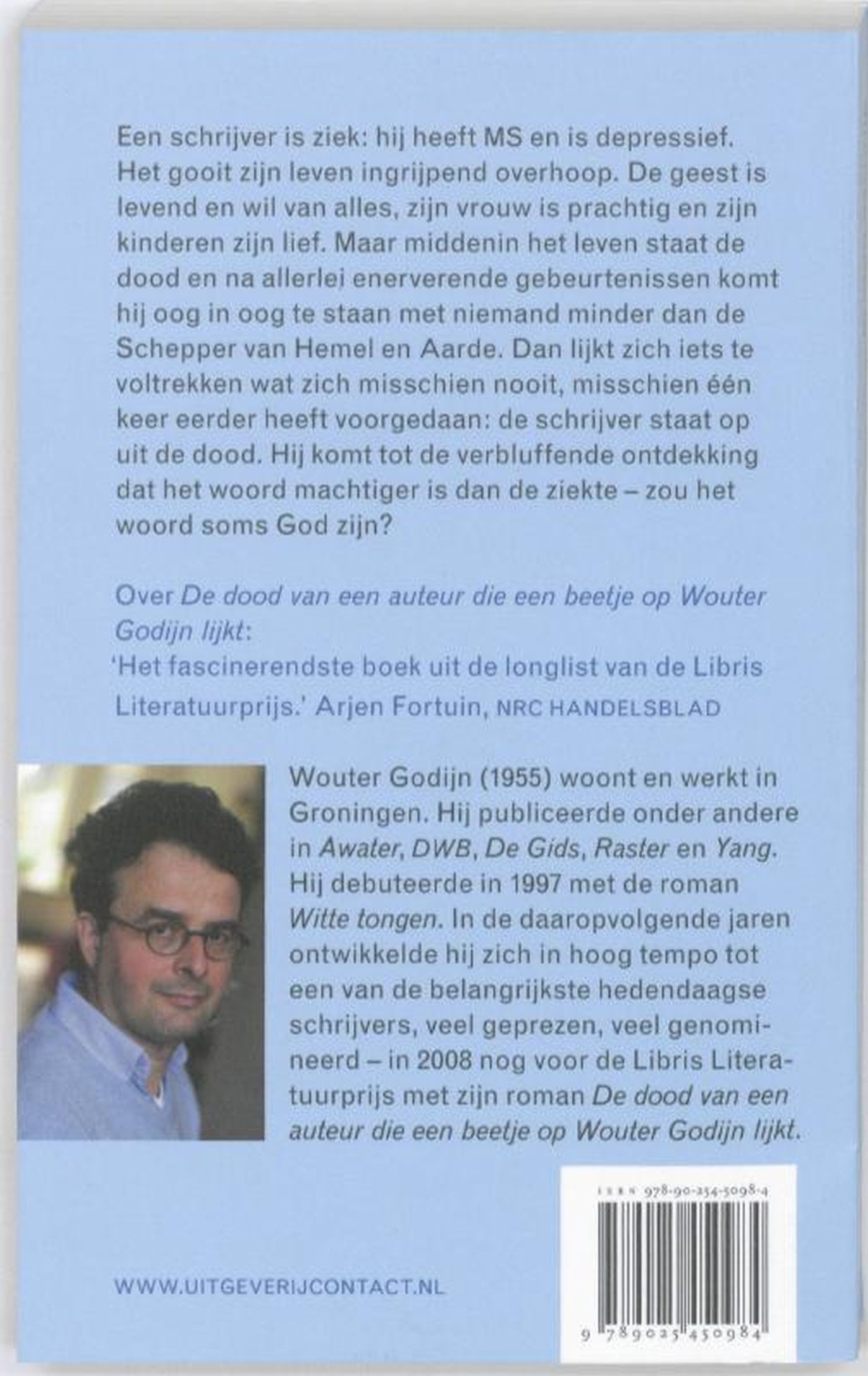 Achterkant van Mijn ontmoeting met God en andere avonturen