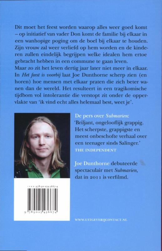 Achterkant van Het feest is voorbij