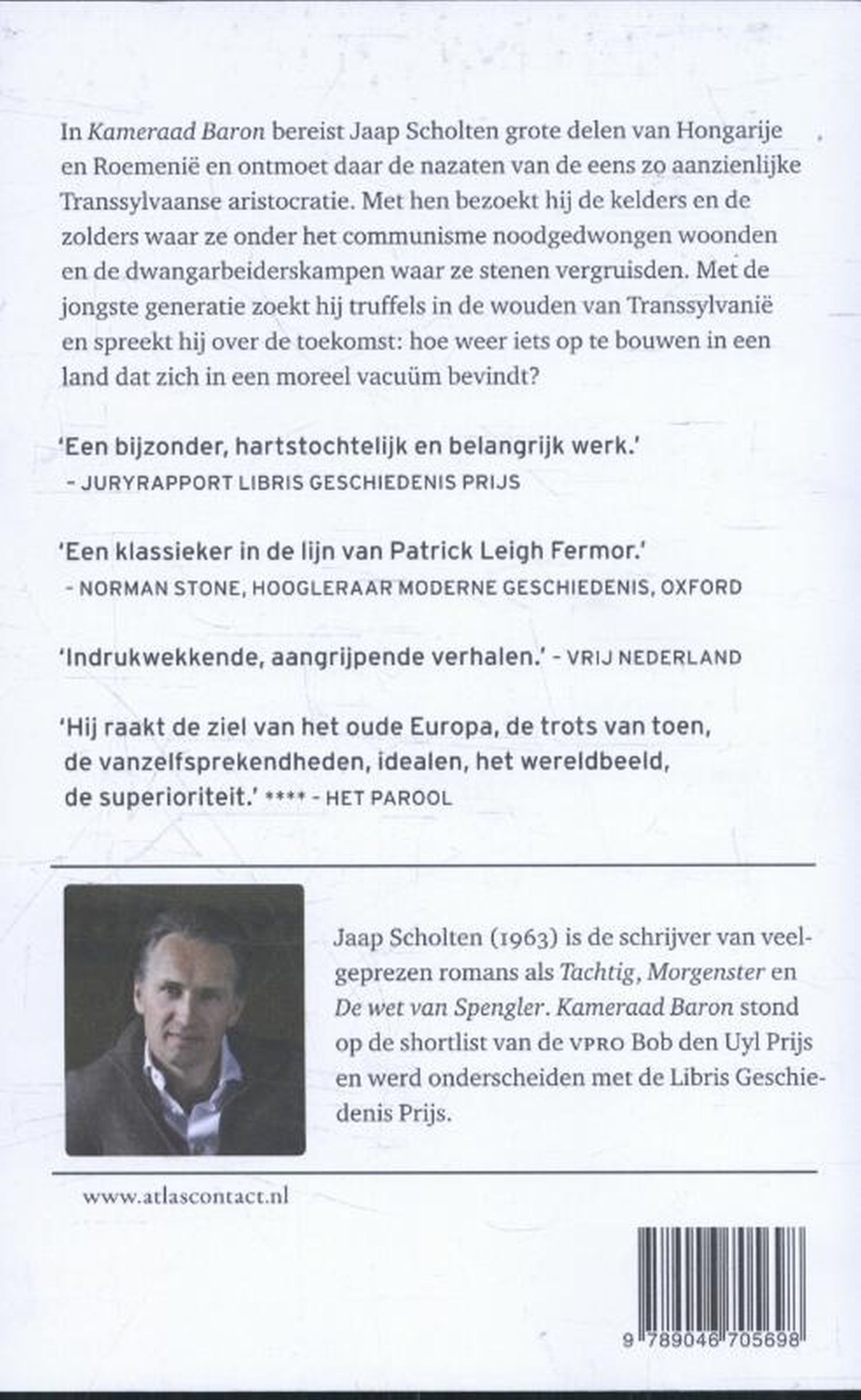 Achterkant van Kameraad Baron