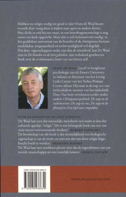 Achterkant van Bonobo en de tien geboden