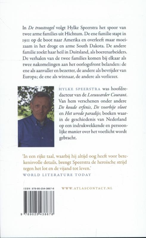 Achterkant van De troostvogel