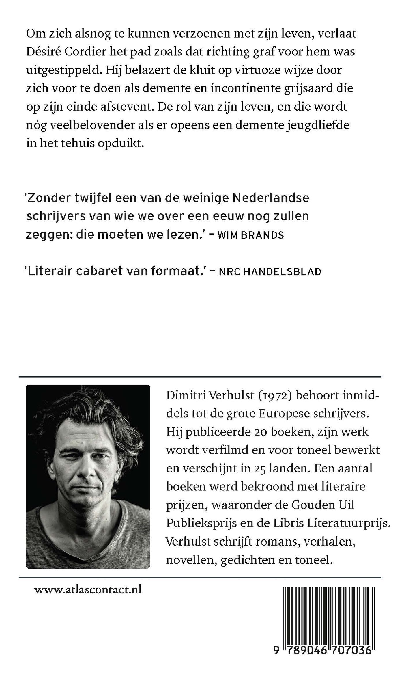 Achterkant van De laatkomer