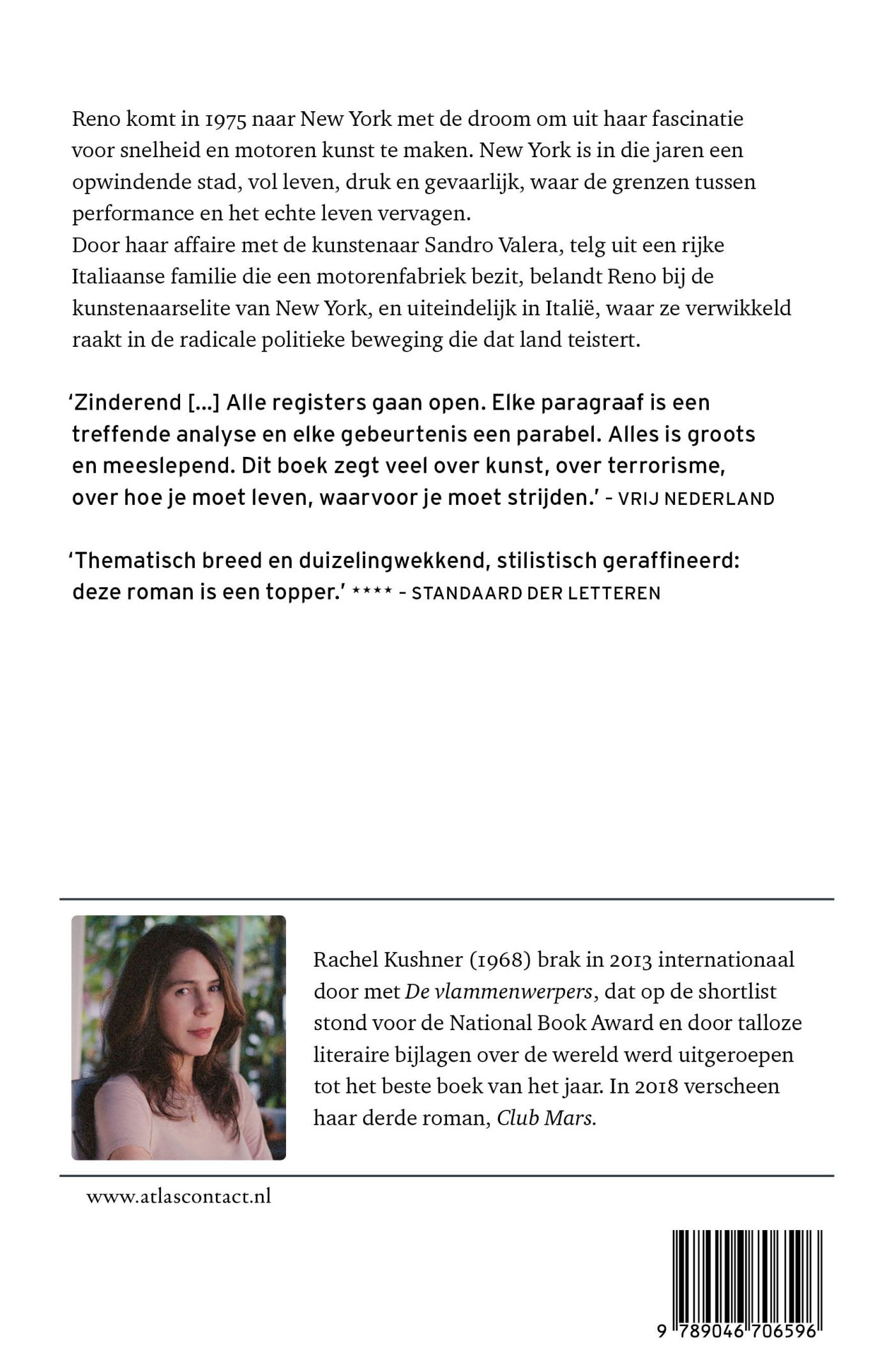 Achterkant van De vlammenwerpers